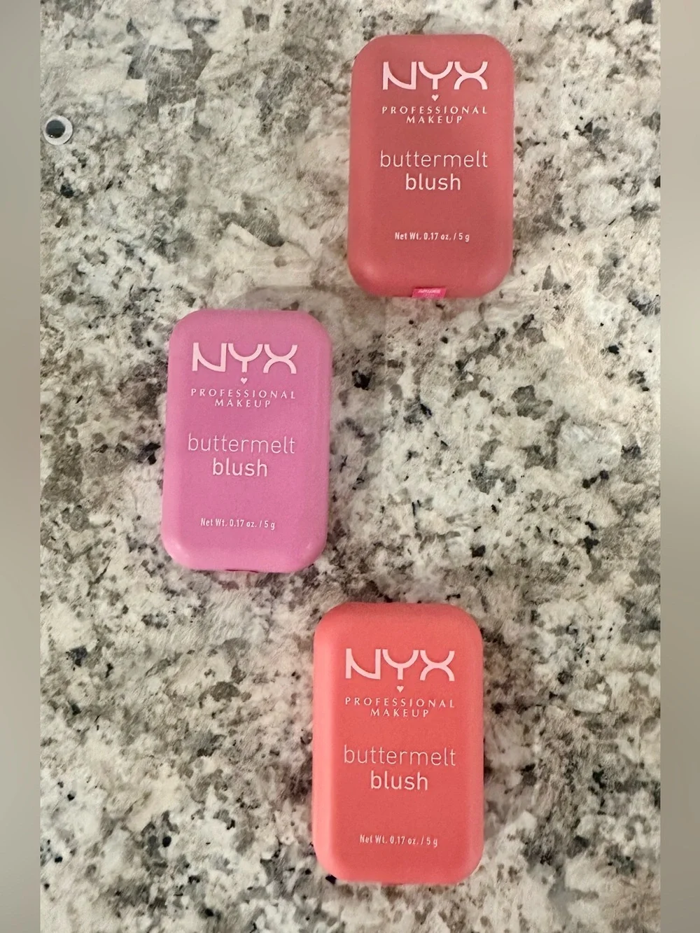 Lot Of 3 NYX Professional Makeup Buttermelt Blush- NEW & SEALED- 3 Diff Shades